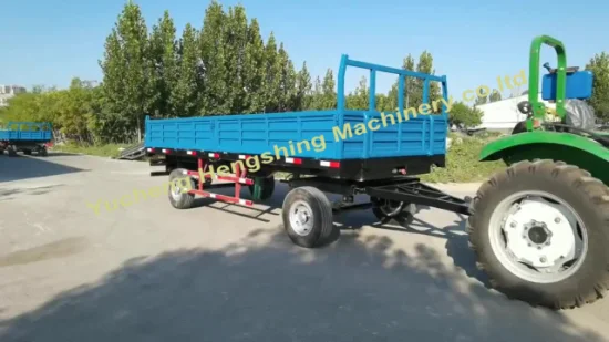 Agricultural Impelments Farm Machinery Agricultural Tractor Trailer Small Farm Tipping Dump Trailer 3tons